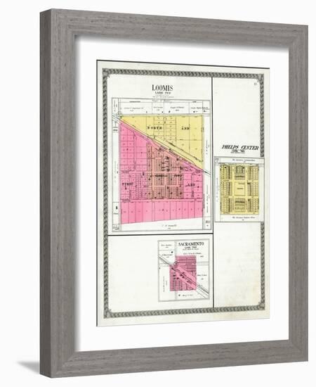 1920, Loomis, Phelps Center, Sacramento, Nebraska, United States-null-Framed Giclee Print