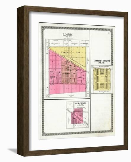 1920, Loomis, Phelps Center, Sacramento, Nebraska, United States-null-Framed Giclee Print