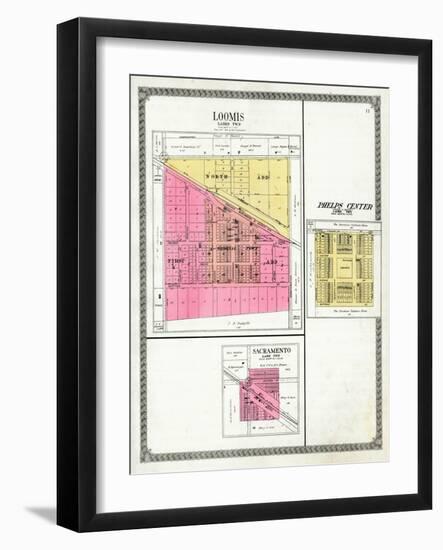 1920, Loomis, Phelps Center, Sacramento, Nebraska, United States-null-Framed Giclee Print