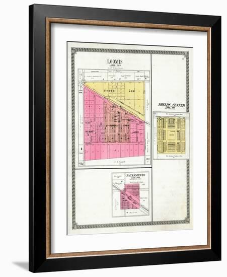 1920, Loomis, Phelps Center, Sacramento, Nebraska, United States-null-Framed Giclee Print