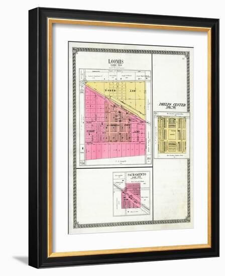 1920, Loomis, Phelps Center, Sacramento, Nebraska, United States-null-Framed Giclee Print