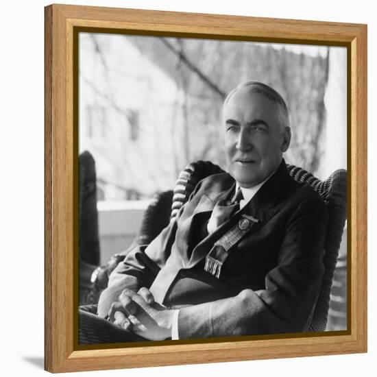 1920 Republican Candidate for U.S. President Warren Harding-null-Framed Stretched Canvas