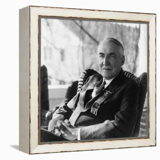 1920 Republican Candidate for U.S. President Warren Harding-null-Framed Stretched Canvas