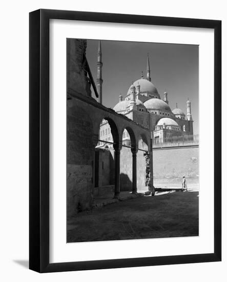1920s-1930s Cairo, Egypt Architectural View of the Muhammad Ali Alabaster Mosque in the Citadel B-null-Framed Photographic Print