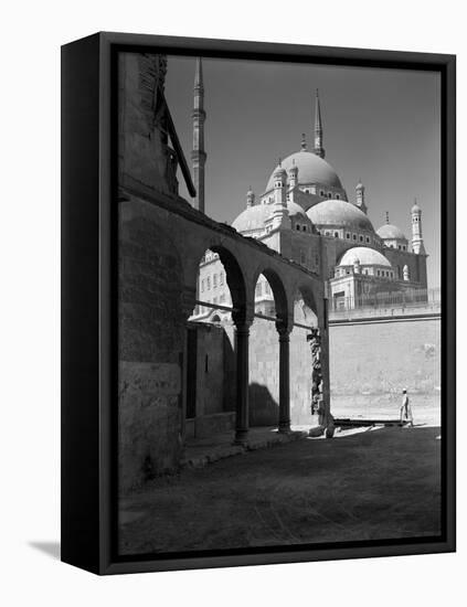 1920s-1930s Cairo, Egypt Architectural View of the Muhammad Ali Alabaster Mosque in the Citadel B-null-Framed Premier Image Canvas