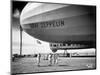 1920s-1930s People Looking at Gondola of Graf Zeppelin LZ-127 German Rigid Lighter Than Air Airship-null-Mounted Photographic Print