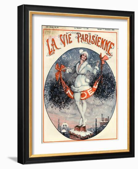 1920s France La Vie Parisienne Magazine Cover-null-Framed Giclee Print