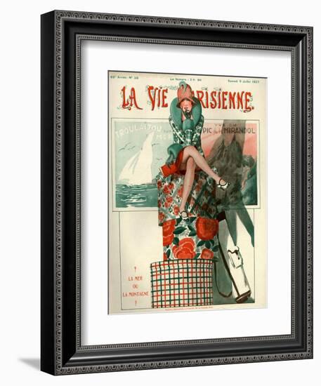 1920s France La Vie Parisienne Magazine Cover-null-Framed Giclee Print