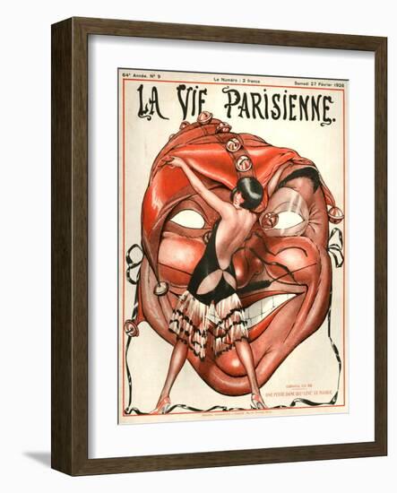 1920s France La Vie Parisienne Magazine Cover-null-Framed Giclee Print