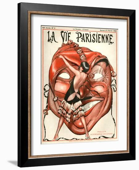 1920s France La Vie Parisienne Magazine Cover-null-Framed Giclee Print