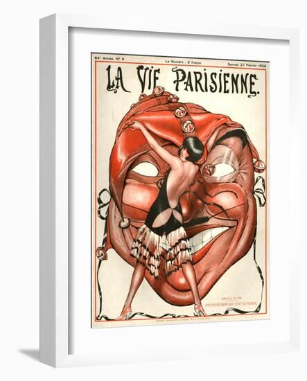 1920s France La Vie Parisienne Magazine Cover-null-Framed Giclee Print