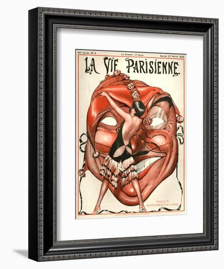 1920s France La Vie Parisienne Magazine Cover-null-Framed Giclee Print