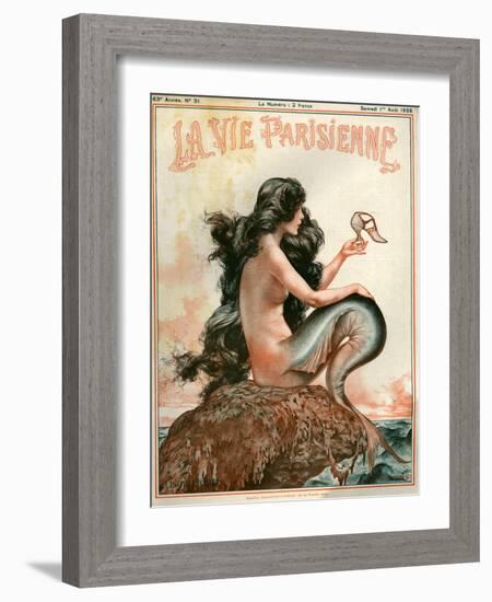 1920s France La Vie Parisienne Magazine Cover-null-Framed Giclee Print