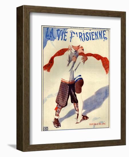 1920s France La Vie Parisienne Magazine Cover-null-Framed Giclee Print