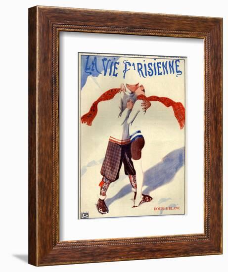 1920s France La Vie Parisienne Magazine Cover-null-Framed Giclee Print