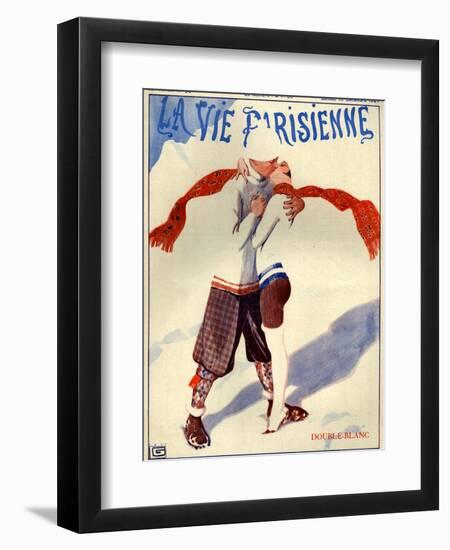 1920s France La Vie Parisienne Magazine Cover-null-Framed Giclee Print