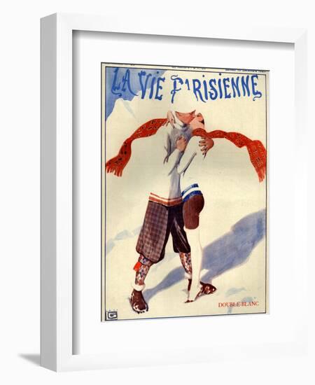 1920s France La Vie Parisienne Magazine Cover-null-Framed Giclee Print