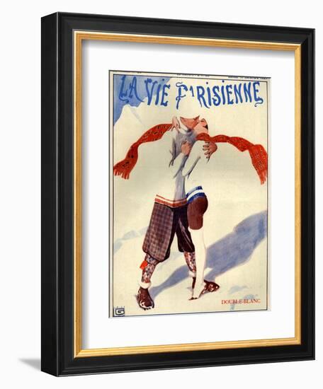 1920s France La Vie Parisienne Magazine Cover-null-Framed Giclee Print