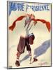 1920s France La Vie Parisienne Magazine Cover-null-Mounted Giclee Print