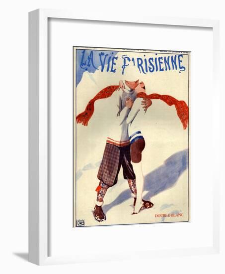 1920s France La Vie Parisienne Magazine Cover-null-Framed Giclee Print