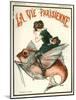 1920s France La Vie Parisienne Magazine Cover-null-Mounted Giclee Print