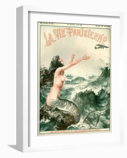 1920s France La Vie Parisienne Magazine Cover-null-Framed Giclee Print