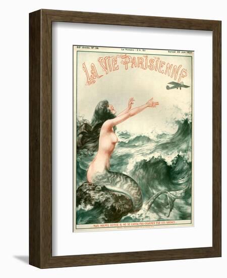 1920s France La Vie Parisienne Magazine Cover-null-Framed Giclee Print