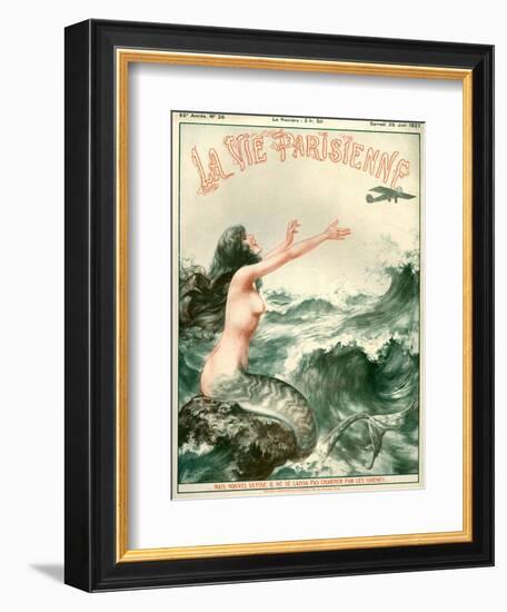 1920s France La Vie Parisienne Magazine Cover-null-Framed Giclee Print