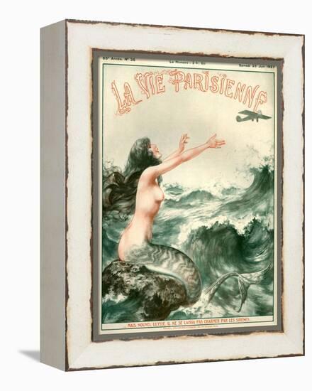 1920s France La Vie Parisienne Magazine Cover-null-Framed Premier Image Canvas