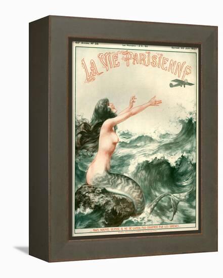 1920s France La Vie Parisienne Magazine Cover-null-Framed Premier Image Canvas