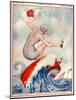 1920s France La Vie Parisienne Magazine Cover-null-Mounted Giclee Print