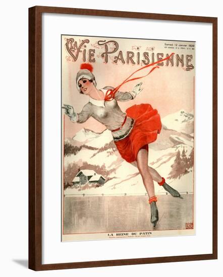 1920s France La Vie Parisienne Magazine Cover-null-Framed Giclee Print