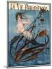 1920s France La Vie Parisienne Magazine Cover-null-Mounted Giclee Print