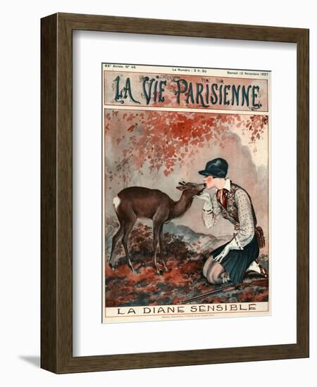 1920s France La Vie Parisienne Magazine Cover-null-Framed Giclee Print