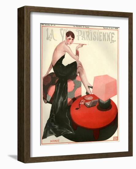 1920s France La Vie Parisienne Magazine Cover-null-Framed Giclee Print