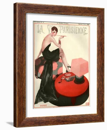 1920s France La Vie Parisienne Magazine Cover-null-Framed Giclee Print