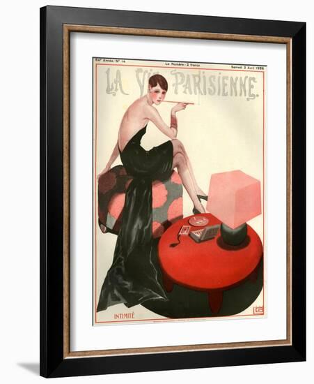 1920s France La Vie Parisienne Magazine Cover-null-Framed Giclee Print