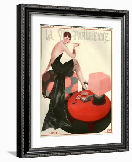 1920s France La Vie Parisienne Magazine Cover-null-Framed Giclee Print