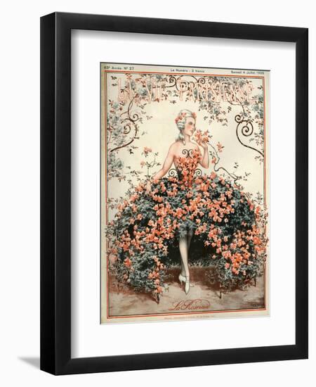 1920s France La Vie Parisienne Magazine Cover-null-Framed Giclee Print