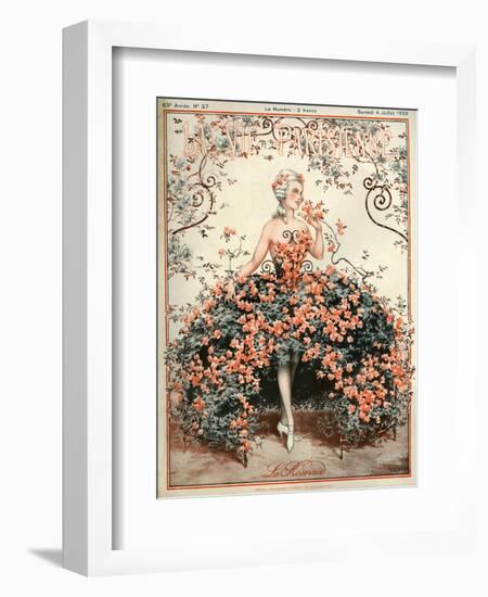 1920s France La Vie Parisienne Magazine Cover-null-Framed Giclee Print