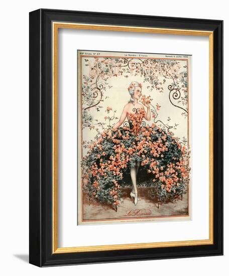 1920s France La Vie Parisienne Magazine Cover-null-Framed Giclee Print