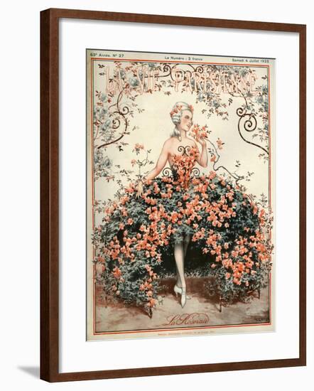 1920s France La Vie Parisienne Magazine Cover-null-Framed Giclee Print