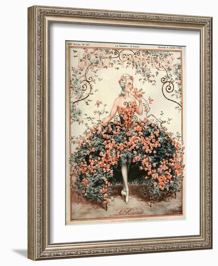 1920s France La Vie Parisienne Magazine Cover-null-Framed Giclee Print