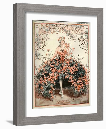 1920s France La Vie Parisienne Magazine Cover-null-Framed Giclee Print