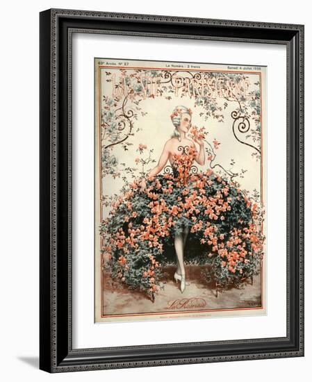 1920s France La Vie Parisienne Magazine Cover-null-Framed Giclee Print