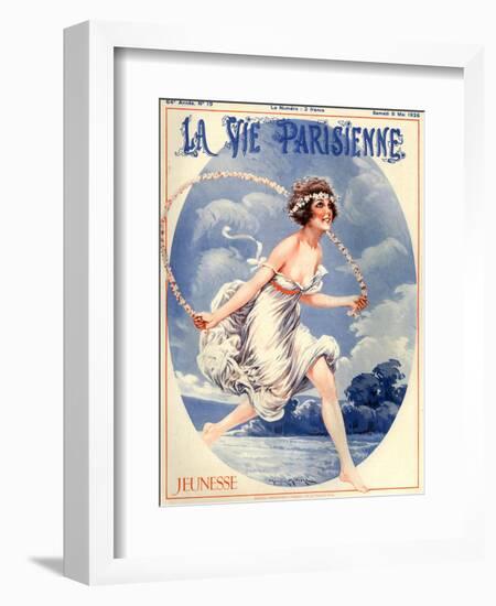 1920s France La Vie Parisienne Magazine Cover-null-Framed Giclee Print