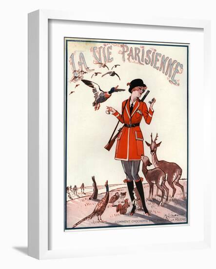 1920s France La Vie Parisienne Magazine Cover-null-Framed Giclee Print