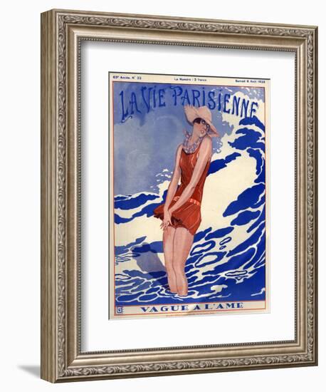 1920s France La Vie Parisienne Magazine Cover-null-Framed Giclee Print