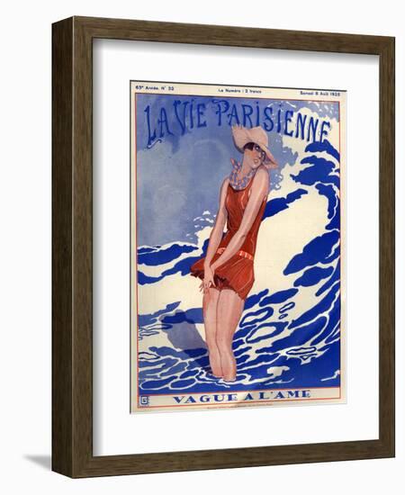 1920s France La Vie Parisienne Magazine Cover-null-Framed Giclee Print