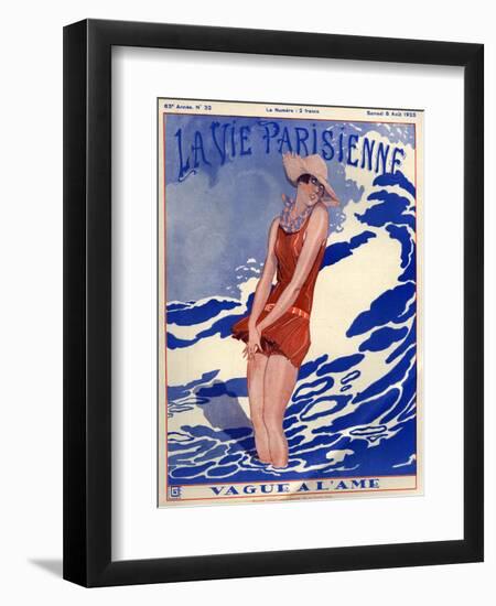 1920s France La Vie Parisienne Magazine Cover-null-Framed Giclee Print